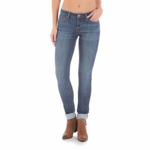 NEW WRANGLER women's retro mae skinny jeans in blue